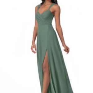 Azazie Bridesmaid Dress - Nahrin Dress Eucalyptus